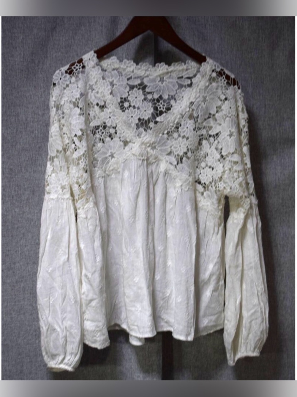 Free People lace blouse